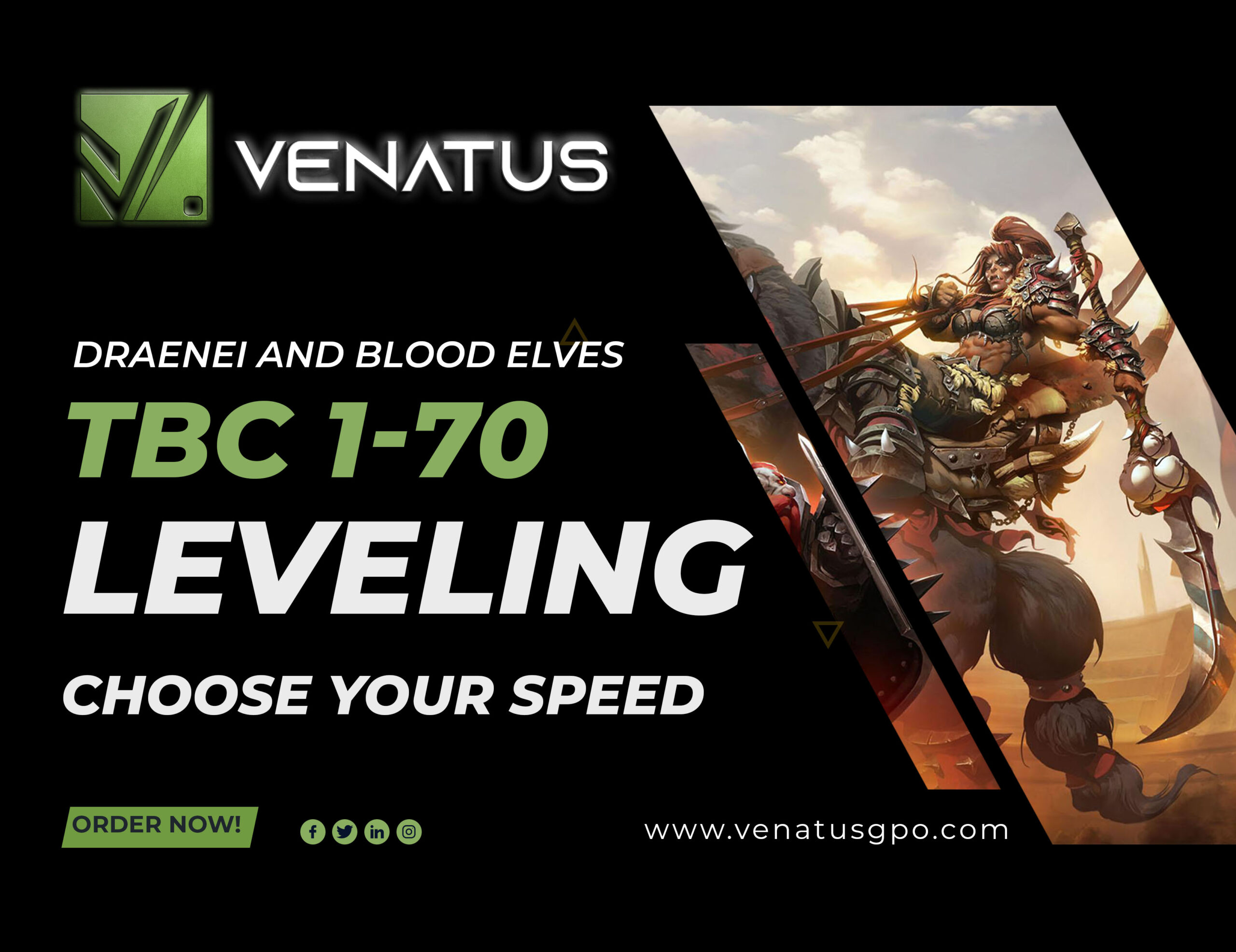 TBC 1 to 70 Leveling Venatus GPO